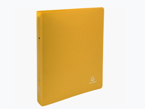 Picture of EXACOMPTA 2 RING FILE SOFT 30MM YELLOW